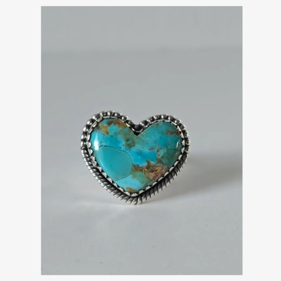 Turquoise Heart Ring - Picture 3 of 4